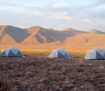 Camping at Galbraith Lake, north side of the Brooks Range
