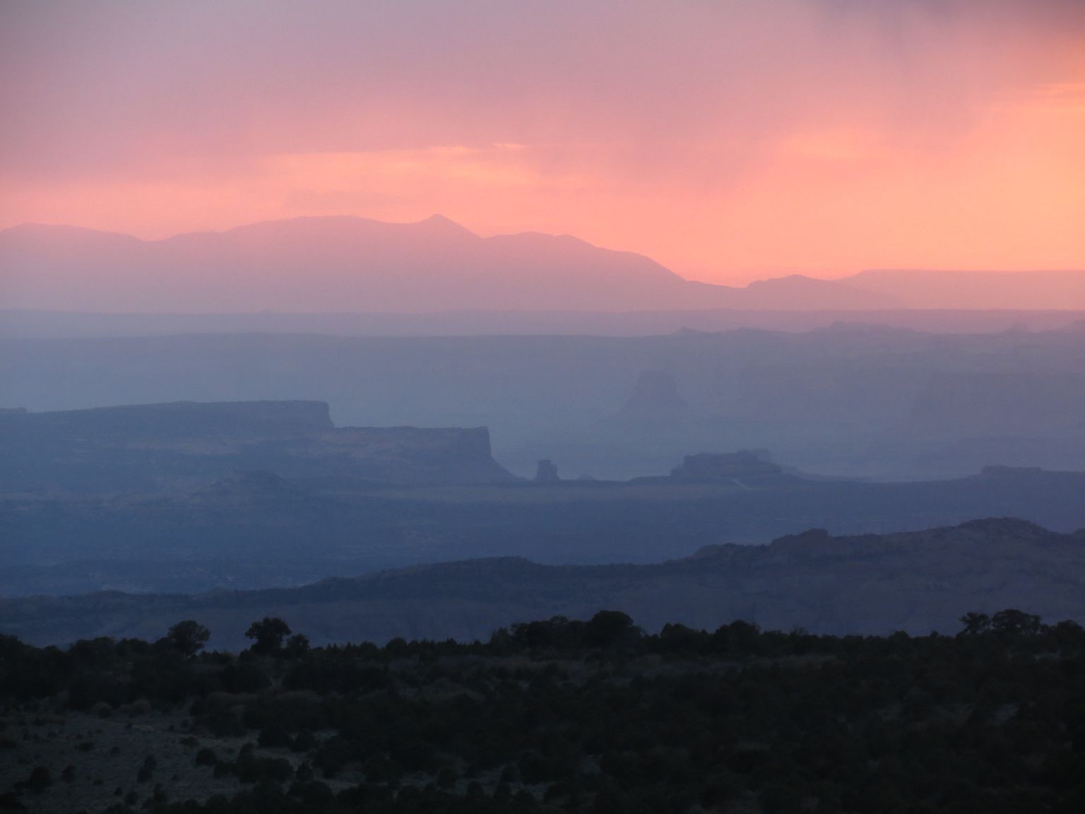 Sunset over Canyonlands National Park